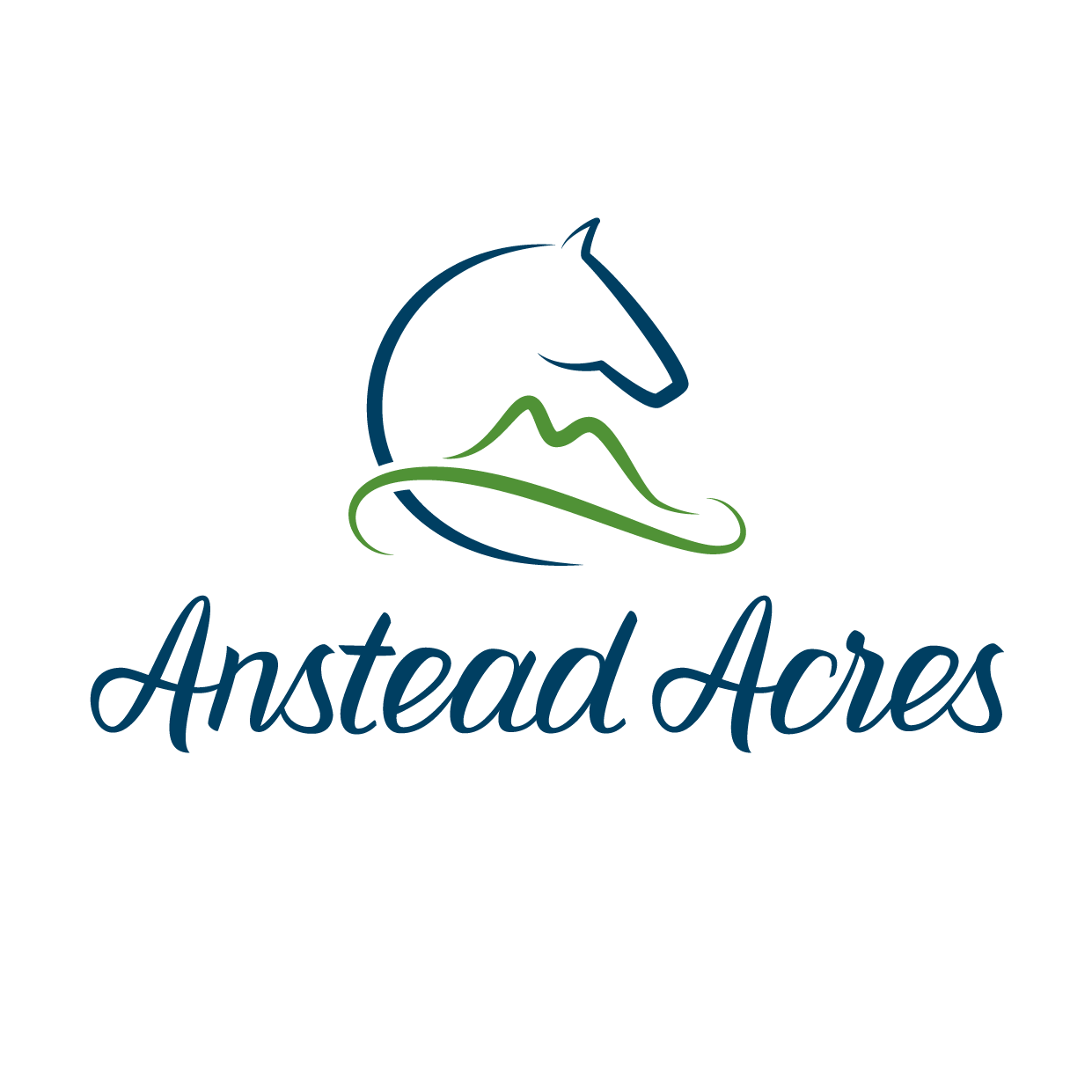 Anstead Acres custom drawn logotype and graphic