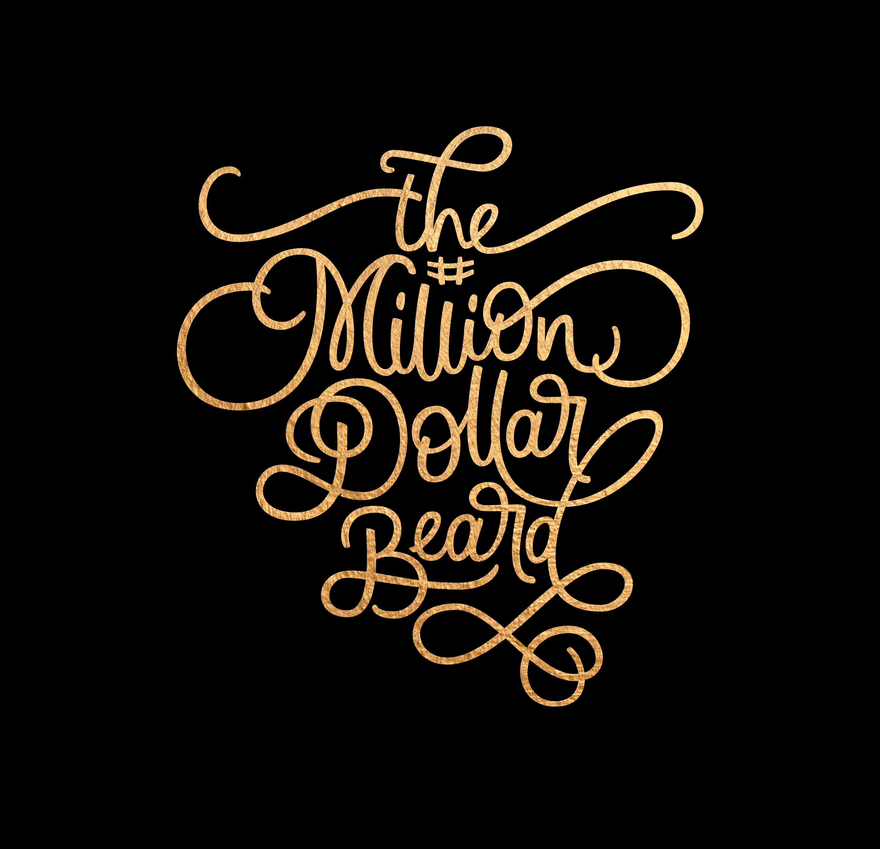 Logotype for The Million Dollar Beard